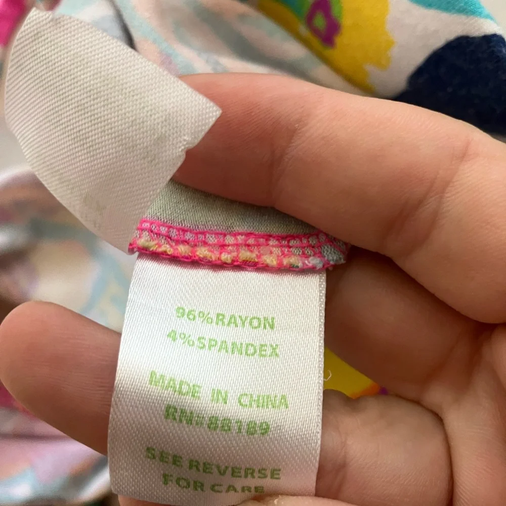 Lilly Pulitzer Georgia May Palazzo Pants XS(28/30) Colorful Beach Pull On Resort